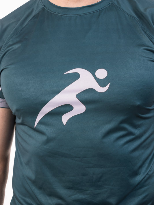 Blue Camouflage Short Sleeve T-shirt